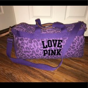 Victoria’s Secret Pink Vintage Leopard Duffle